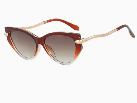 Cat Eye Snake Chain Sunglasses