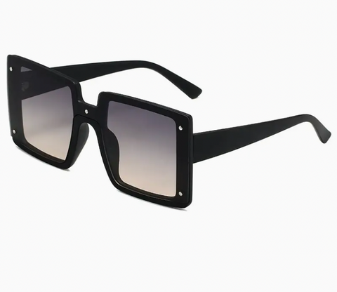 Oversized Gradient Square Sunglasses