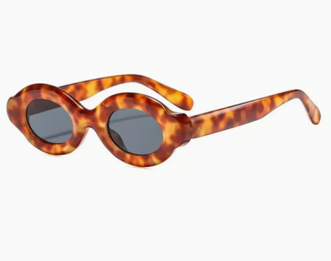 Thick-Frame Bubble Sunglasses