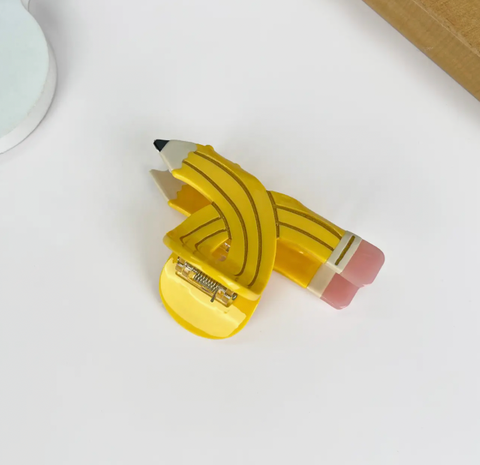 Pencil Hair Claw Clip