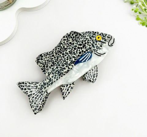 Grouper Fish Hair Claw Clip