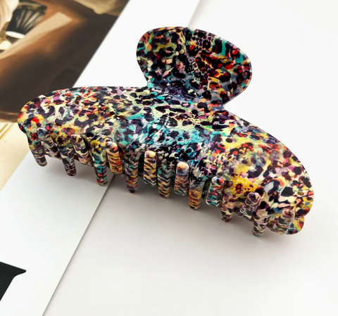 Leopard Print Claw Clip