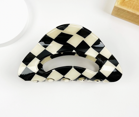 Checkered Claw Clip-Many Options