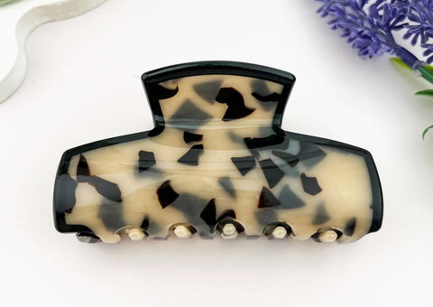 Squared Pattern Hair Claw Clip-Options