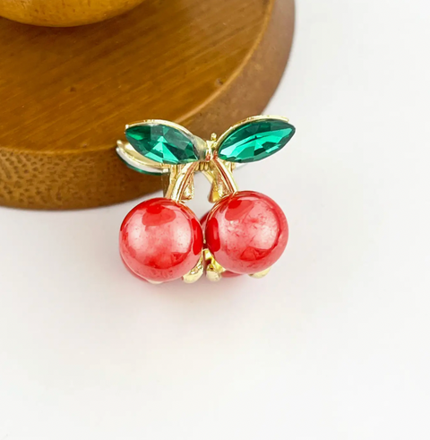 Cherry Mini Claw Clip