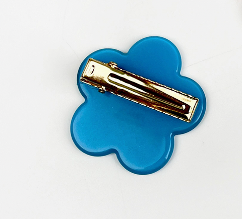 Small Flower Duckbill Clip