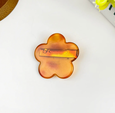Small Flower Duckbill Clip