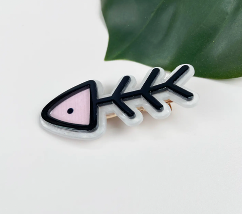 Cartoon Blue Fish Duckbill HairClip