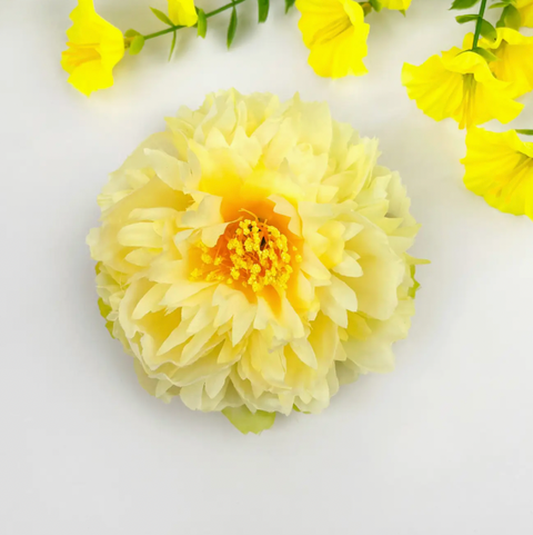 Peony Flower Barrette