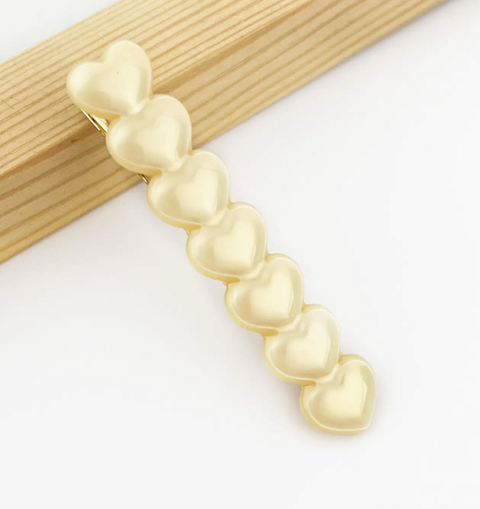 Sweet Hearts Duckbill Clip