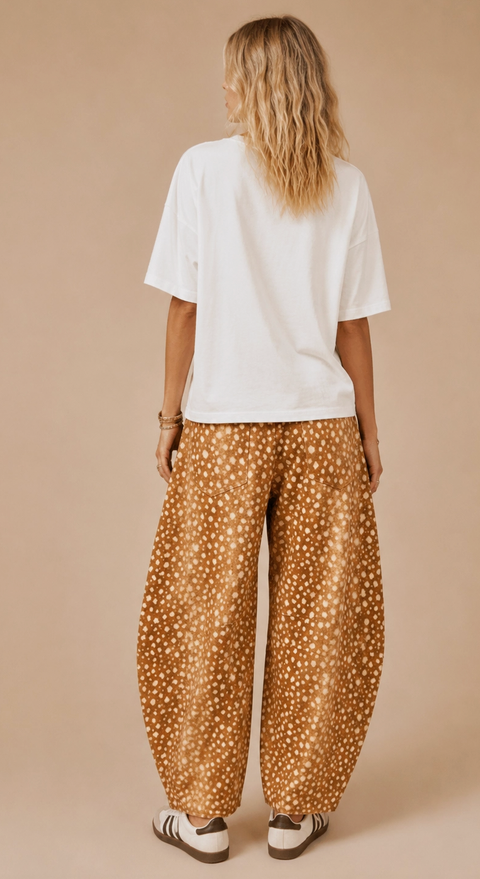 Fawn Barrel Leg Pants