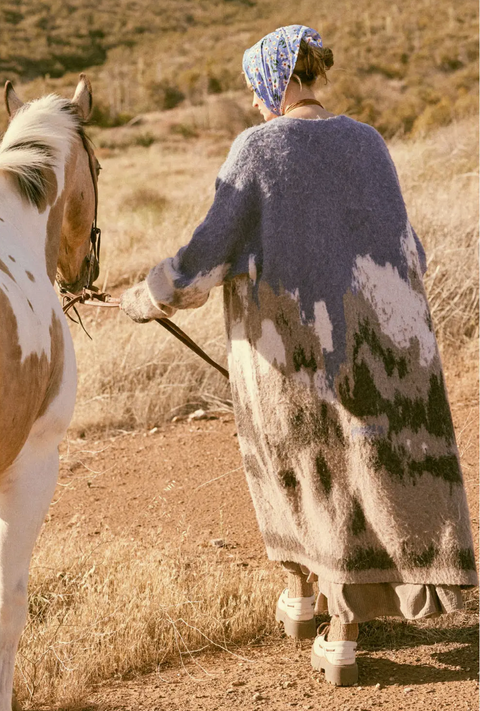 Mountain Jacquard-Knit Cardigan