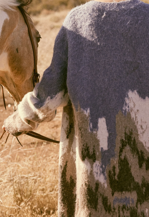 Mountain Jacquard-Knit Cardigan