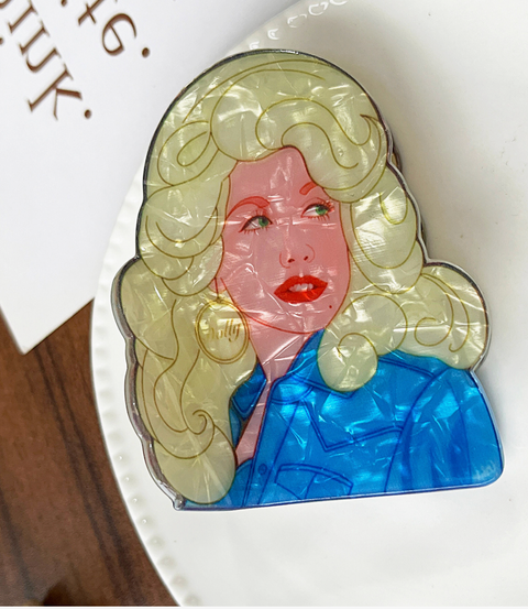 Dolly Acrylic Hair Claw Clip