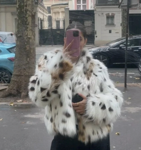 Leopard Faux Fur Jacket
