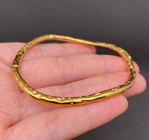 Gold 18K S.Steel Bangle