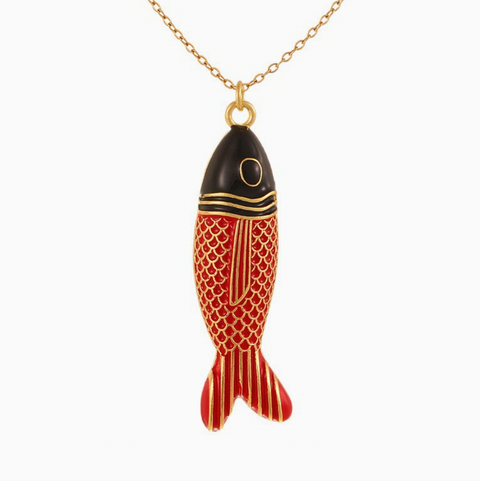 Chunky Fish Statement Necklace