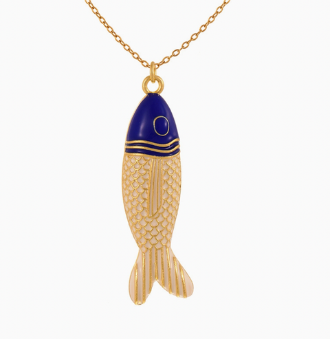 Chunky Fish Statement Necklace