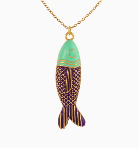 Chunky Fish Statement Necklace