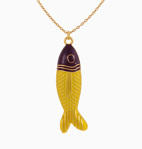 Chunky Fish Statement Necklace