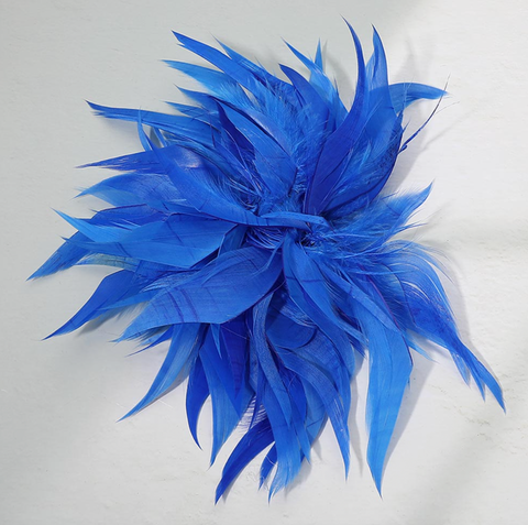 Feather Flower Hair Clip/Brooch