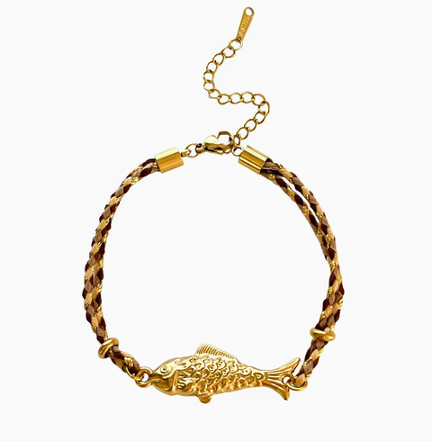 Fish Charm Bracelet