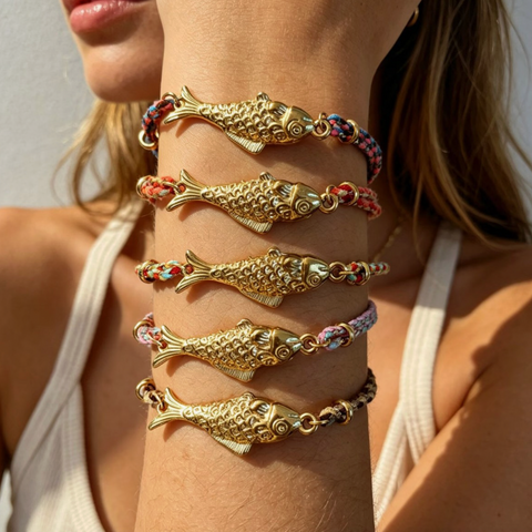 Fish Charm Bracelet