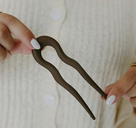 Wavy U-Shaped Hair Fork