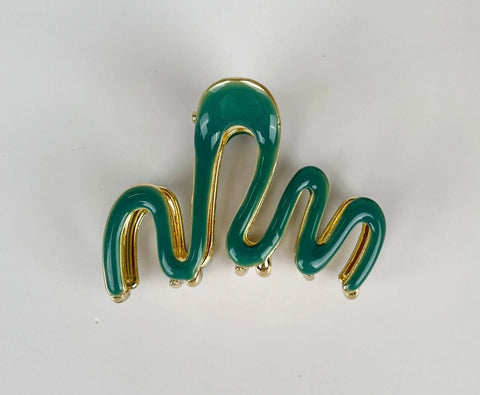 Drip Wavy Hair Claw Clip