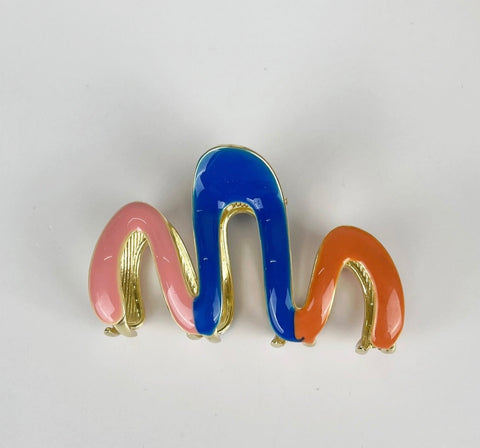 Drip Wavy Hair Claw Clip