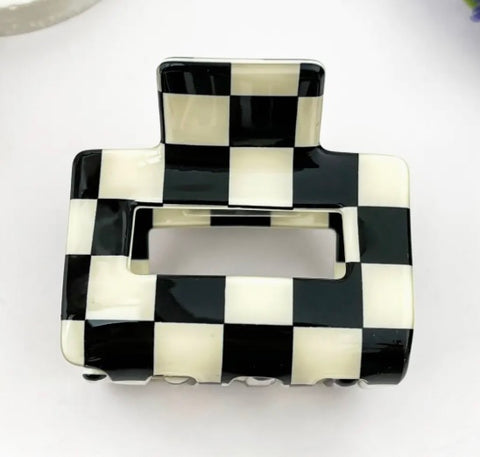 Mini ModernSquare Hair Claw Clips-options