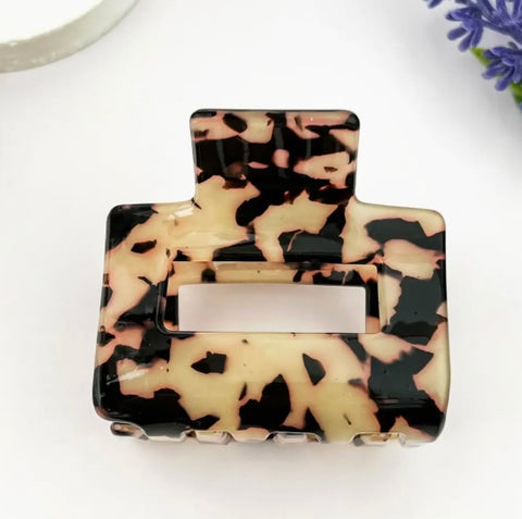 Mini ModernSquare Hair Claw Clips-options