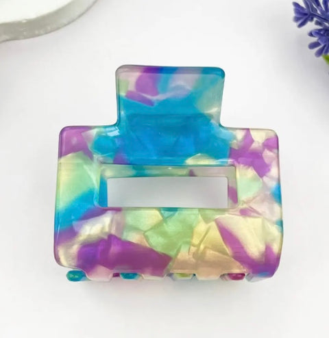 Mini ModernSquare Hair Claw Clips-options