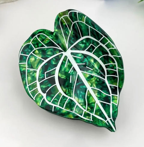Monstera Leaf Hair Claw Clip-options