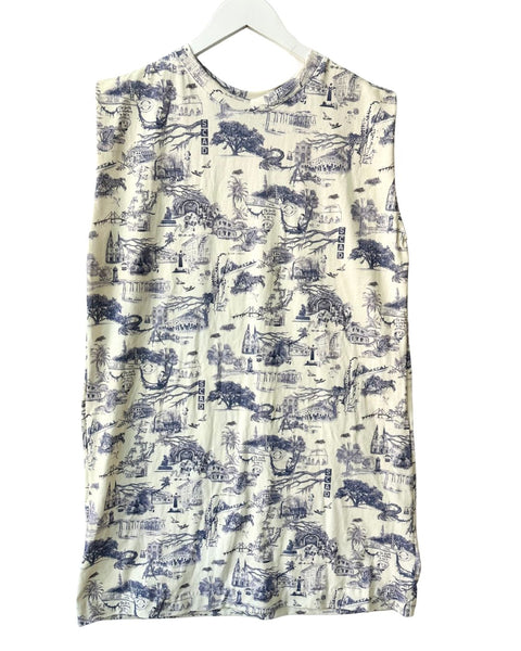 Savannah Toile Everyday T-Shirt Dress