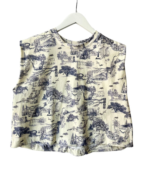 Savannah Toile Lounge Tee