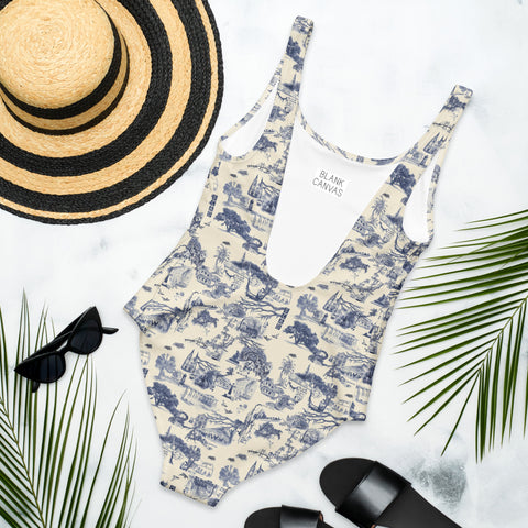 Savannah Toile One-Piece Swimsuit