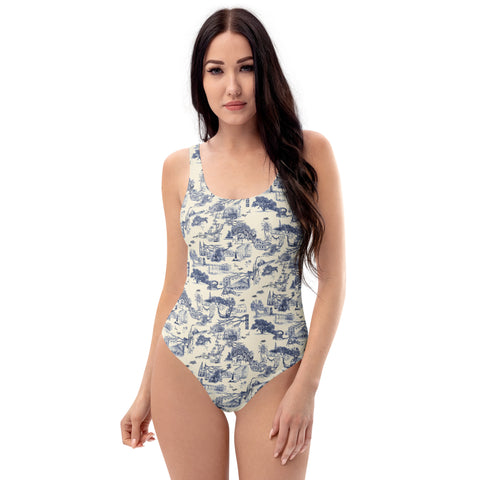 Savannah Toile One-Piece Swimsuit