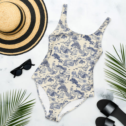Savannah Toile One-Piece Swimsuit
