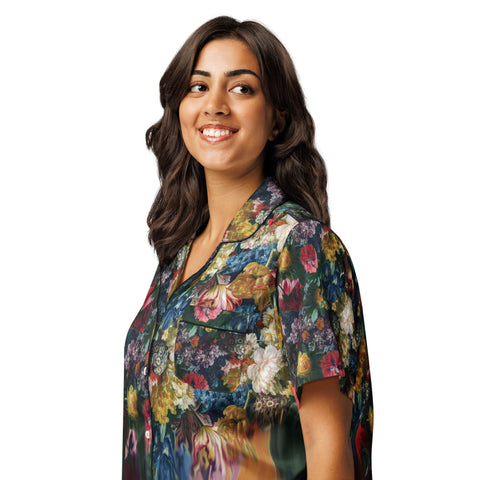 Melting Flowers Pajama Shirt
