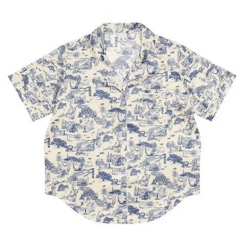 Savannah Toile Pajama Shirt