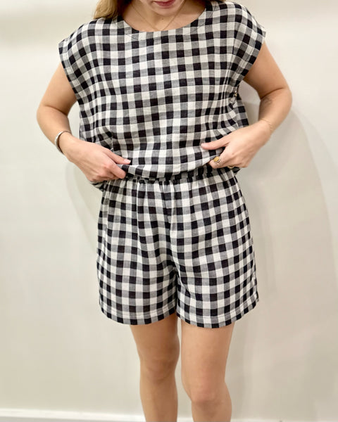 Grade and Gather Gingham short