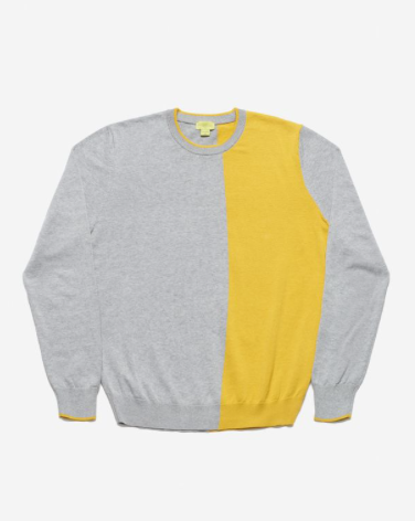 Poplin & Co. Sulphur Stripe Long Sleeve Knit