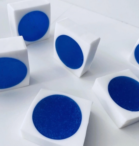 Natural Azul Dot Soap