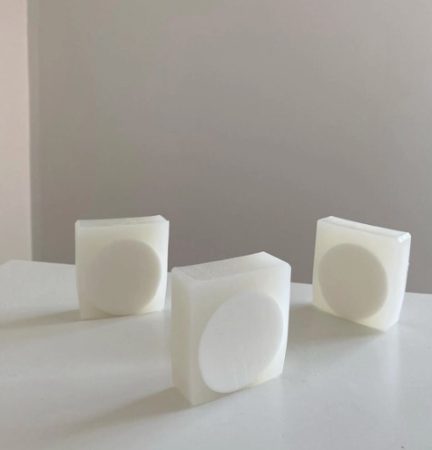 Natural Blanc and Noir Dot Soap