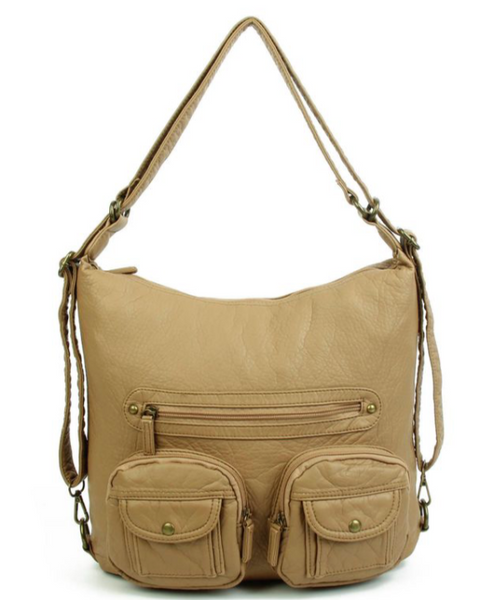 Convertible Crossbody Backpack Bag