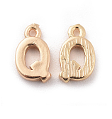 Letter A-Z Charm, 18K Gold Plated, Brass Micro Charms