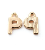 Letter A-Z Charm, 18K Gold Plated, Brass Micro Charms