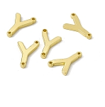 Letter A-Z Charm, 18K Gold Plated, Brass Micro Charms