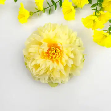 Peony Flower Alligator Barrette